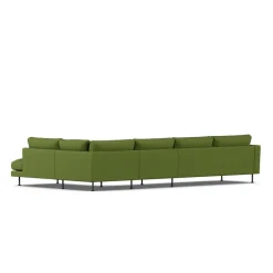 Sofá Bredhult, Luiza Green 3975-acero negro, 4 plazas B1*1898 Sale
