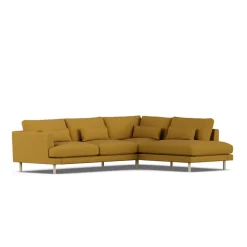 Sofá Bredhult, Luiza Mustard 3972-roble blanco aceitado, 3 plazas A1*1898 Sale
