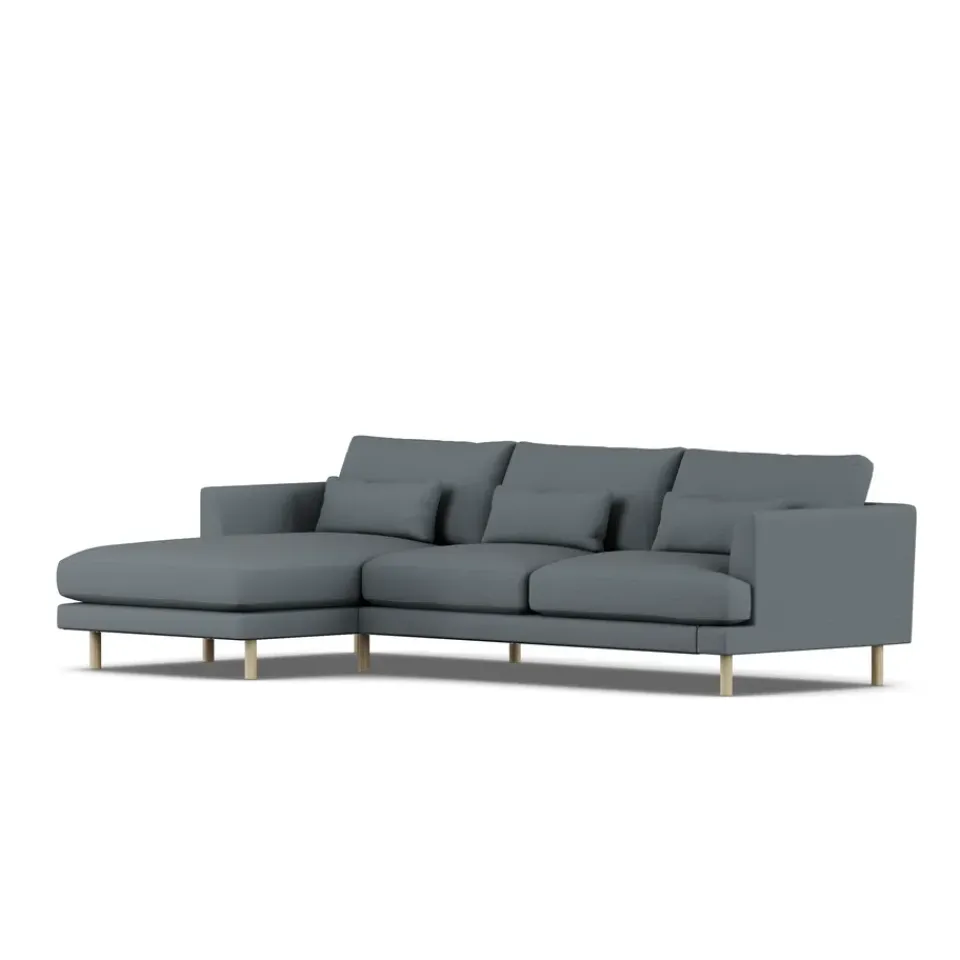 Sofá Bredhult, Same Blue 6678-roble blanco aceitado, 2,5 plazas C2*1898 Discount