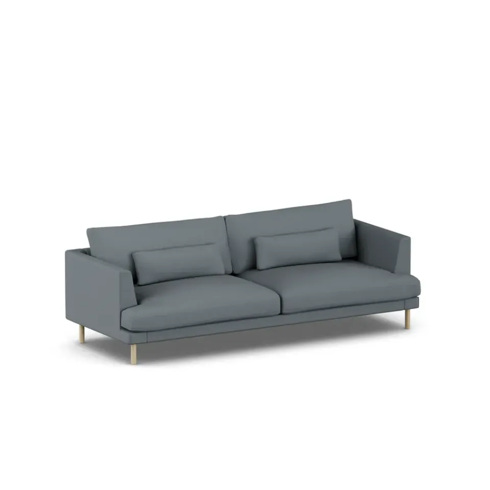 Sofá Bredhult, Same Blue 6678-roble blanco aceitado, 3 plazas*1898 Clearance