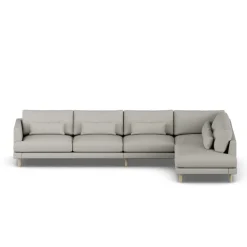 Sofá Bredhult, Same Grey 6673-roble blanco aceitado, 4 plazas B1*1898 Discount