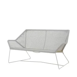 Sofá Breeze 2 plazas weave, White grey*Cane-line Best