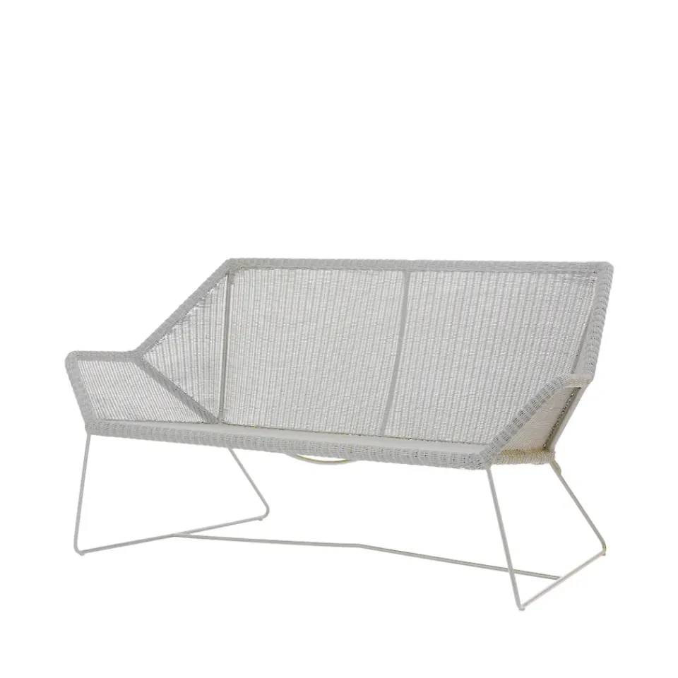 Sofá Breeze 2 plazas weave, White grey*Cane-line Best