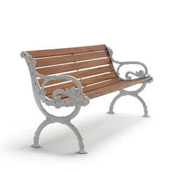 Sofá Byarum, Caoba, soporte de aluminio en bruto, 155 cm*Byarums bruk New