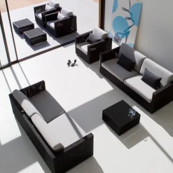 Sofá Chester, 3 plazas graphite*Cane-line Clearance