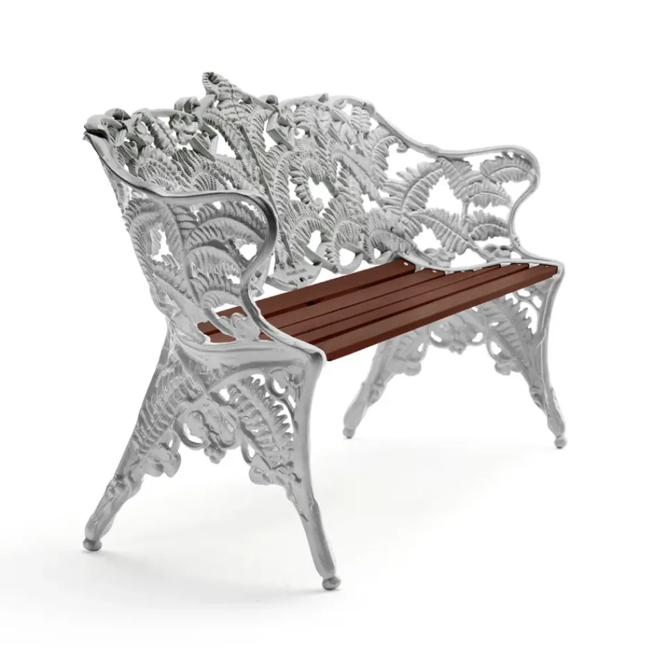 Sofá Classic, Caoba aceitado, soporte de aluminio en bruto*Byarums bruk Online