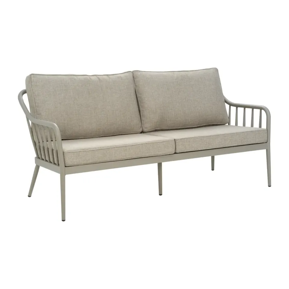 Sofá Coleville, Khaki-burlap , 3 plazas*Brafab Best