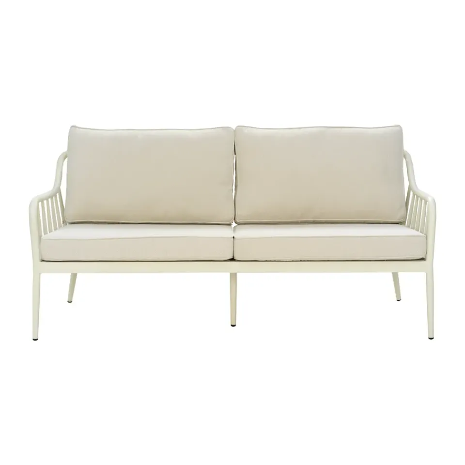 Sofá Coleville, Pearl white-dot beige, 3 plazas*Brafab New