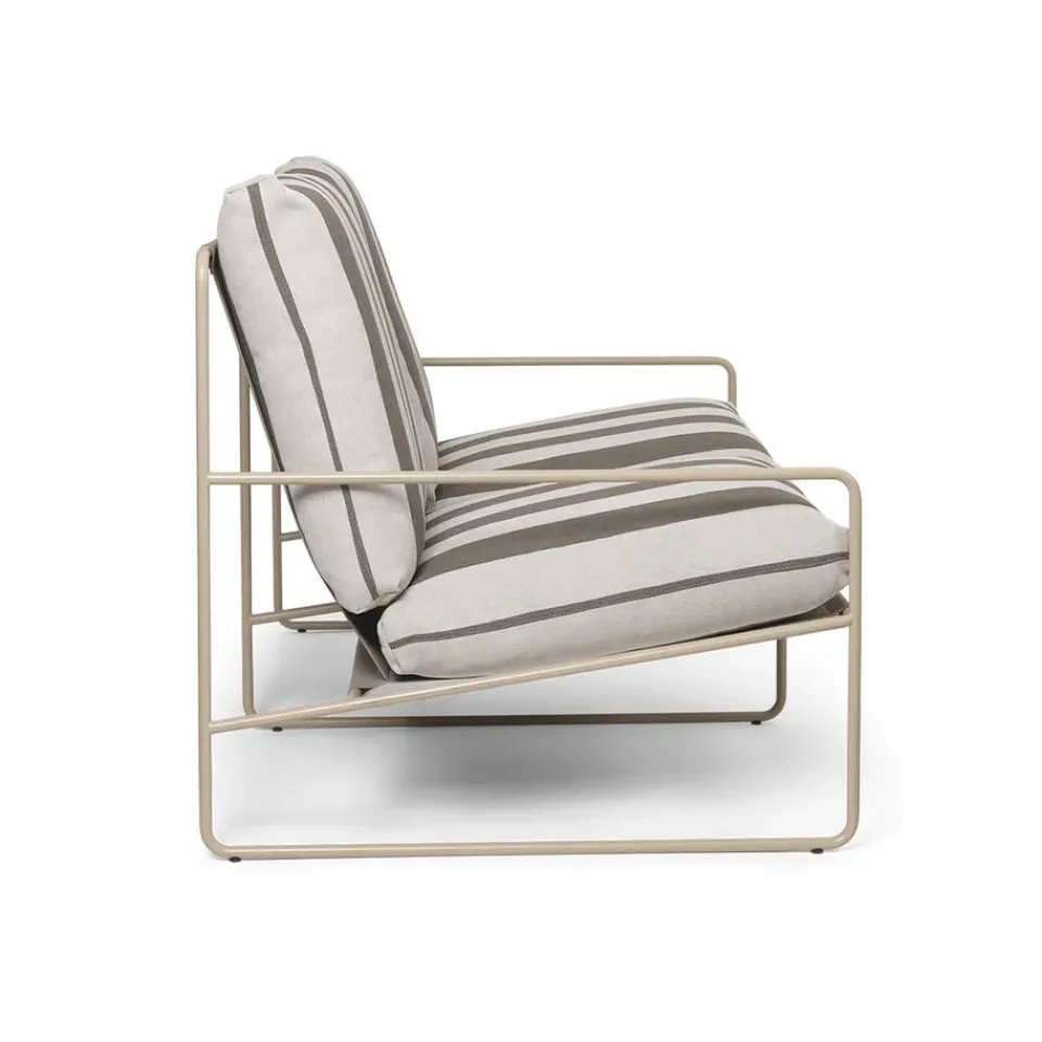 Sofá de 2 plazas Desert, Cash stripe-chocolate*Ferm Living New
