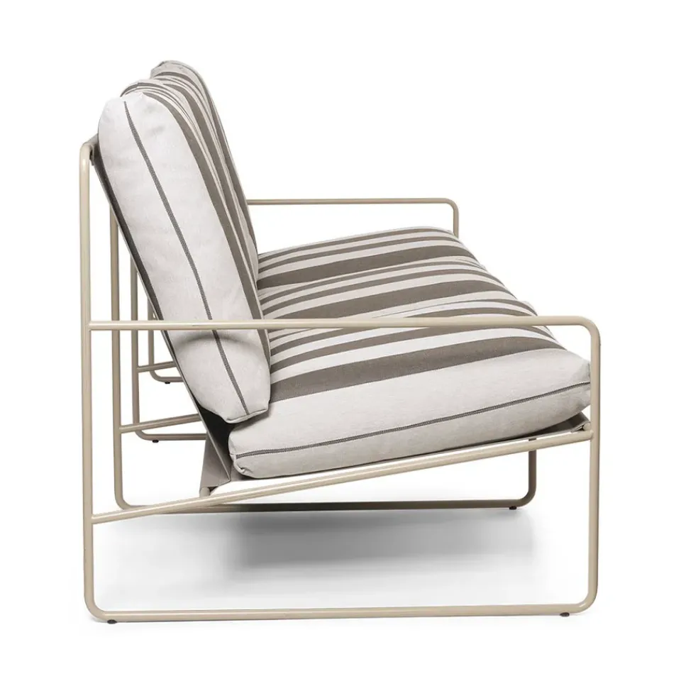 Sofá de 3 plazas Desert, Cash stripe-chocolate*Ferm Living Best