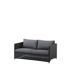 Sofá de 2 plazas Diamond weave, Natté graphite*Cane-line Outlet