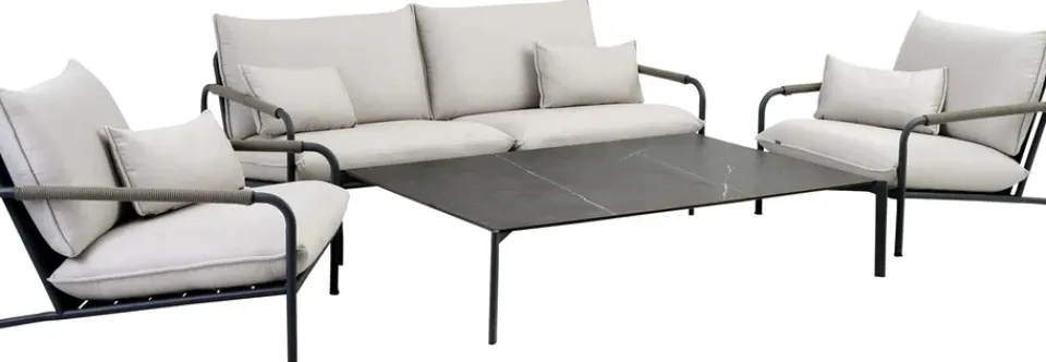 Sofá de 2,5 plazas Lerberget, Anthracite-fresno*Brafab Discount