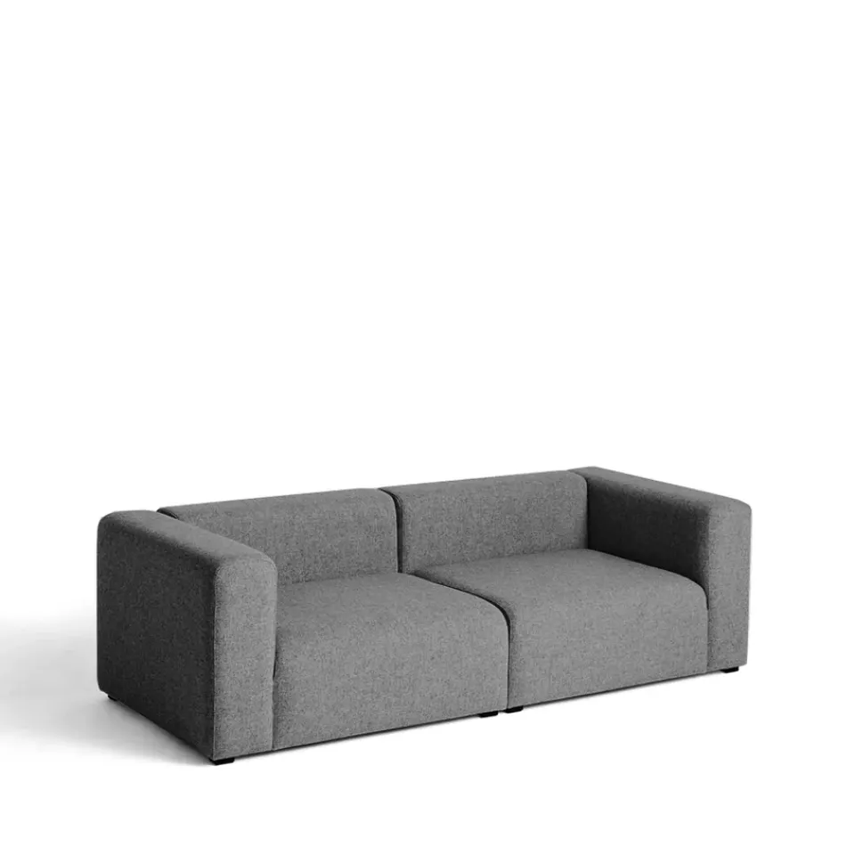 Sofá de 2,5 plazas Mags, tejido Hallingdal 65 153 grey*HAY