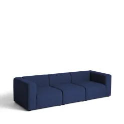 Sofá de 3 plazas Mags, tejido Hallingdal 65 764 blue*HAY Online