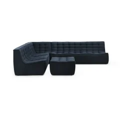 Sofá de 3 plazas N701, Graphite Eco*Ethnicraft Hot