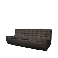 Sofá de 3 plazas N701, Tela dark grey*Ethnicraft New