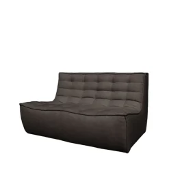 Sofá de 2 plazas N701, Tela dark grey*Ethnicraft Hot