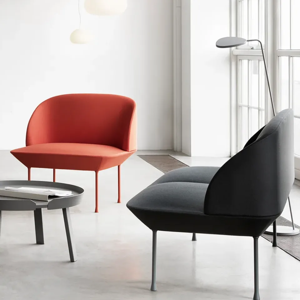Sofá de 3 plazas Oslo, Steelcut 180-Dark grey*Muuto Hot