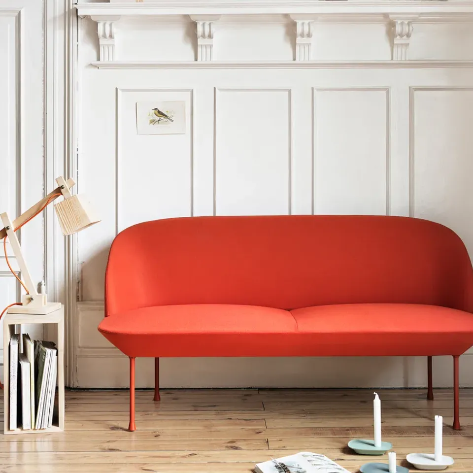 Sofá de 3 plazas Oslo, Steelcut 180-Dark grey*Muuto Hot