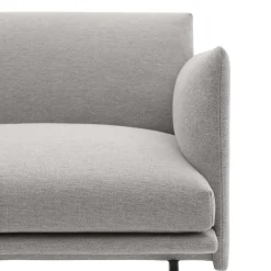 Sofá de 3 plazas Outline tela, Clay 12-Black*Muuto Outlet