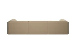Sofá de 3 plazas Palo Block con reposabrazos Low 295 cm,*Hem