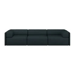 Sofá de 3 plazas Palo Block con reposabrazos Low 295 cm, Pine*Hem Hot