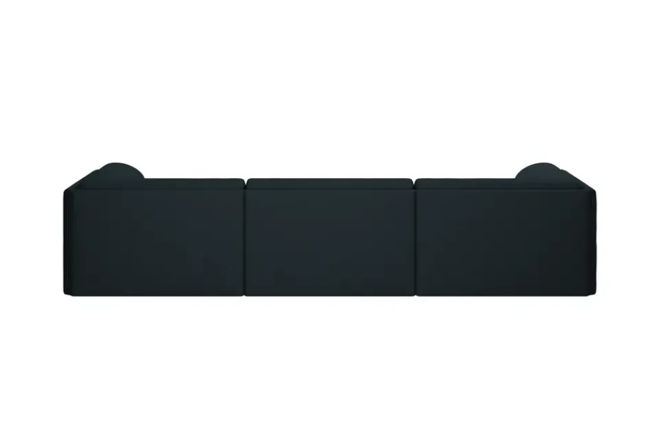 Sofá de 3 plazas Palo Block con reposabrazos Low 295 cm, Pine*Hem Hot