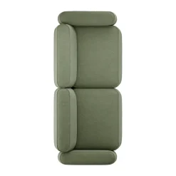 Sofá de 2,5 plazas Patch, Linara 100 Tarragon*Massproductions Discount
