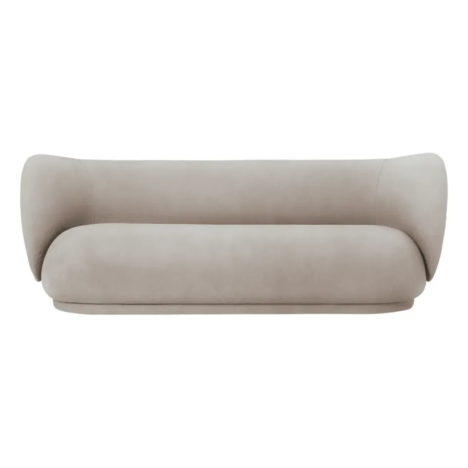 Sofá de 3 plazas Rico, Brushed sand*Ferm Living Clearance