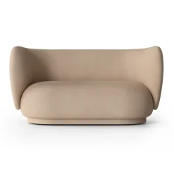 Sofá de 2 plazas Rico, Brushed sand*Ferm Living Outlet