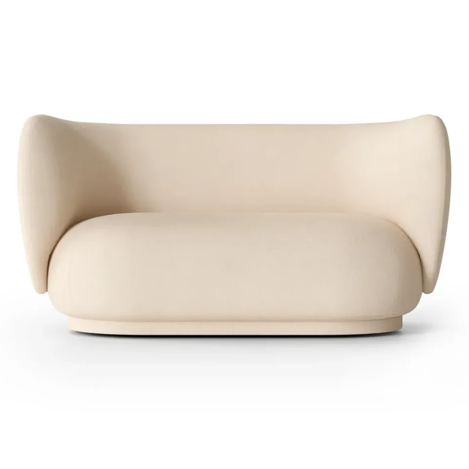Sofá de 2 plazas Rico, Brushed offwhite*Ferm Living Outlet
