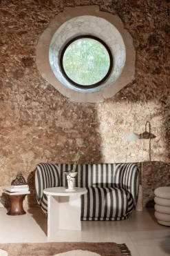 Sofá de 2 plazas Rico, Louisiana sand black*Ferm Living Sale