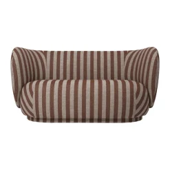 Sofá de 2 plazas Rico, Louisiana, Sand-chocolate*Ferm Living Best