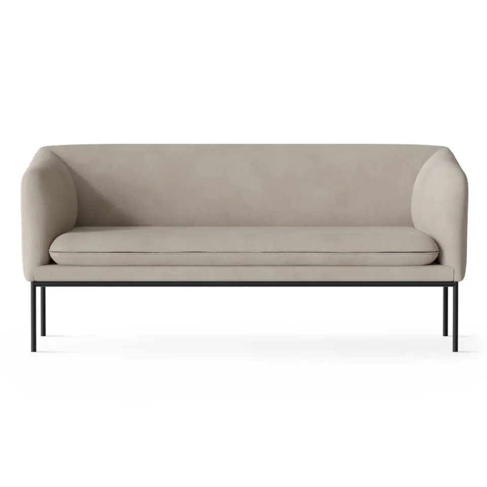 Sofá de 2 plazas Turn, Cotton linen natural*Ferm Living Best