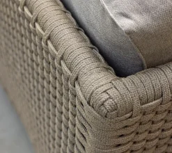 Sofá Diamond de 3 plazas soft rope, Natté taupe*Cane-line Hot