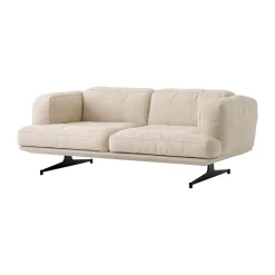 Sofá Inland AV22 2 plazas, Clay 0011-warm black*&Tradition