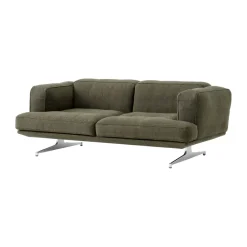 Sofá Inland AV22 2 plazas, Clay 0014-polished aluminium*&Tradition New