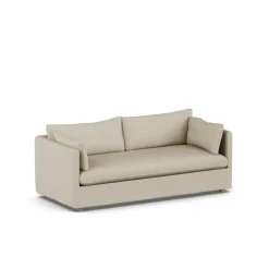 Sofá Linnevik, Bern 0341-roble blanco aceitado, 3 plazas, con faldón*1898 Clearance