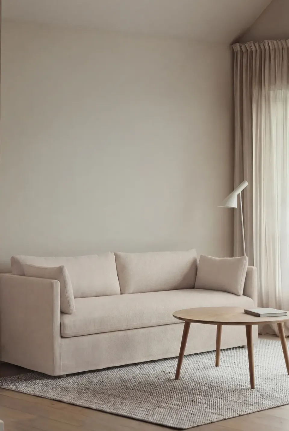 Sofá Linnevik, Caleido 9600-roble blanco aceitado, 3 plazas, con faldón*1898 Online