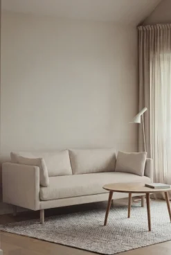 Sofá Linnevik, Caleido 9600-roble blanco aceitado, 2 plazas*1898