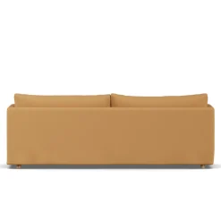 Sofá Linnevik, Jump honey 1959-roble blanco aceitado, 4 plazas, con faldón*1898 Hot