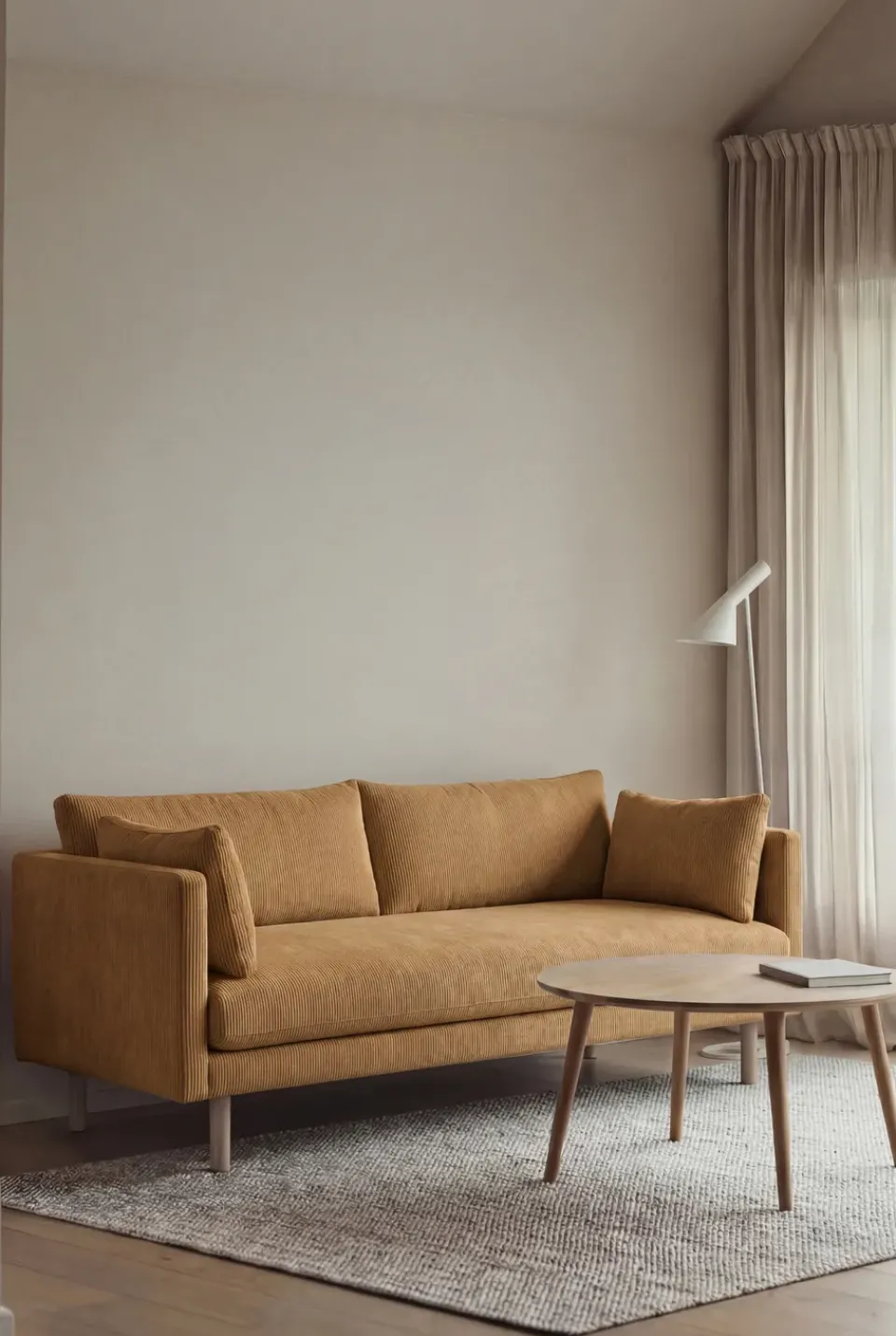 Sofá Linnevik, Jump Honey 1959-roble blanco aceitado, 2 plazas*1898 Discount