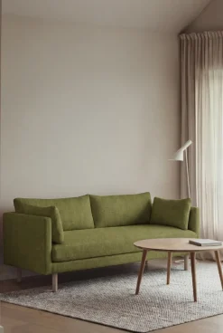 Sofá Linnevik, Luiza Green 3975-roble blanco aceitado, 2 plazas*1898 Hot