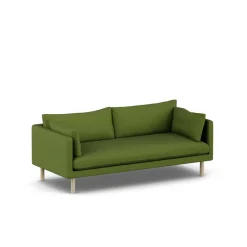 Sofá Linnevik, Luiza Green 3975-roble blanco aceitado, 3 plazas*1898 Hot