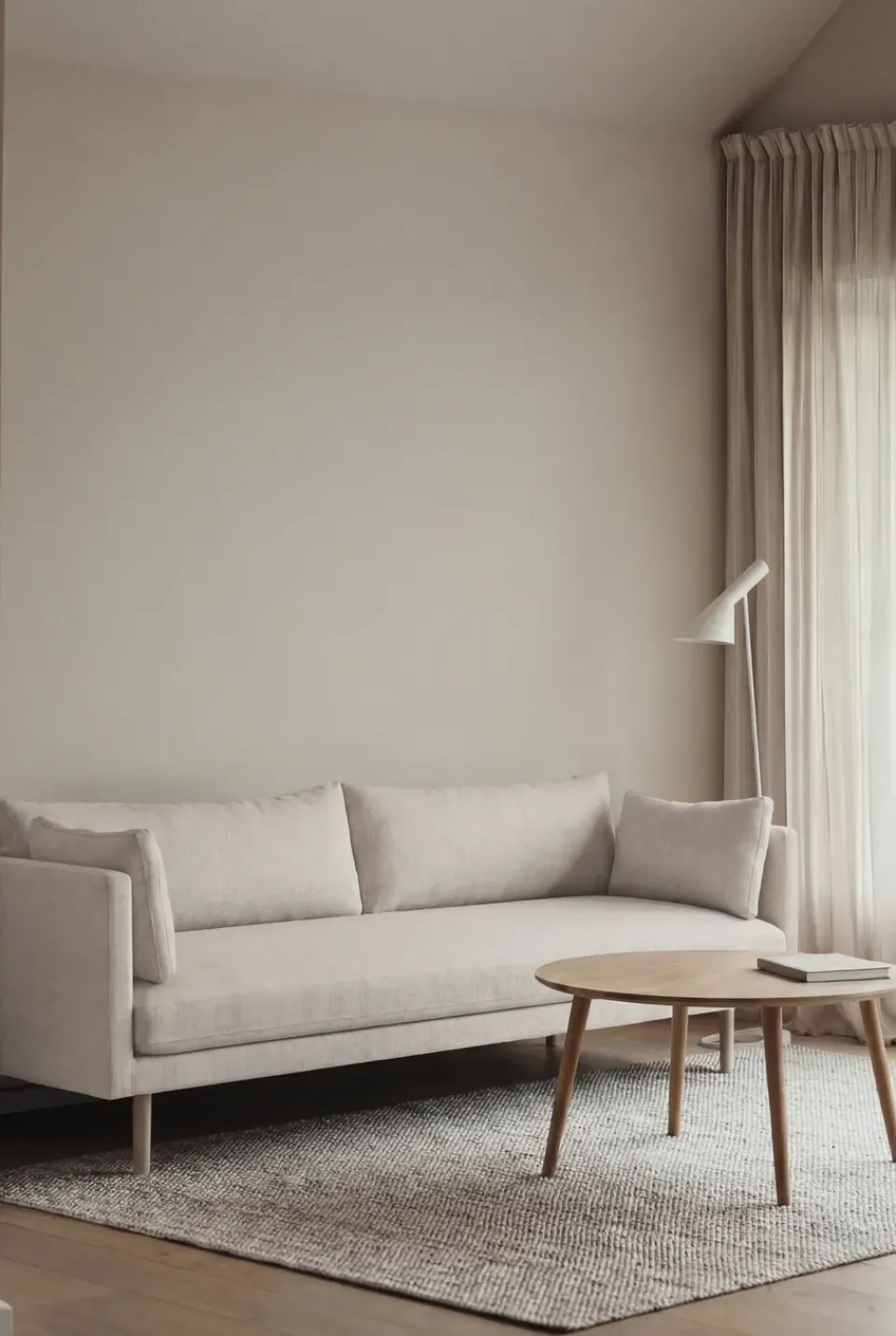 Sofá Linnevik, Same Off White 6671-roble aceitado, 4 plazas*1898 Clearance