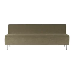 Sofá Modern Line 180x83x70 cm, Belsuede special FR 002-black*GUBI Clearance
