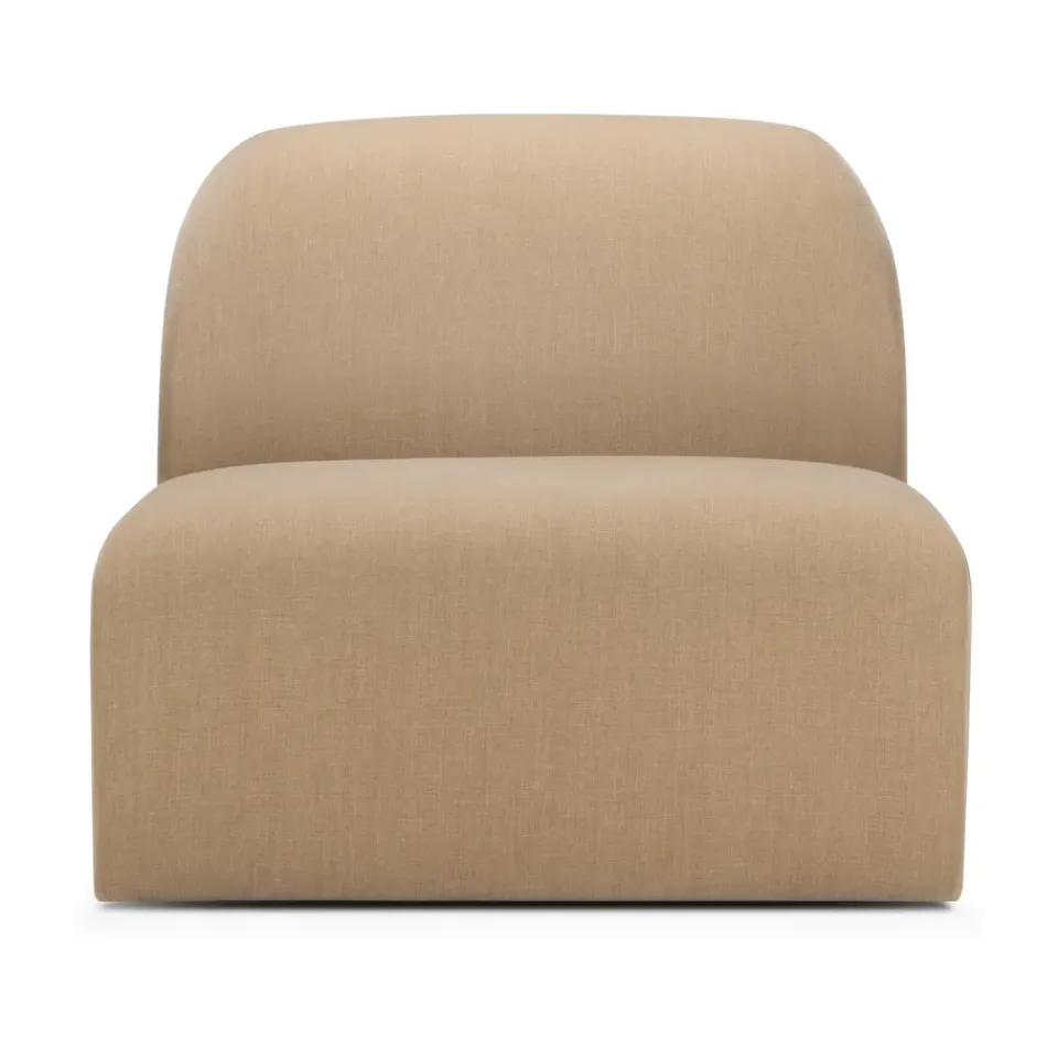 Sofá modular Bulky, módulo central de 1 plaza, Sepia claro*Ethnicraft Hot
