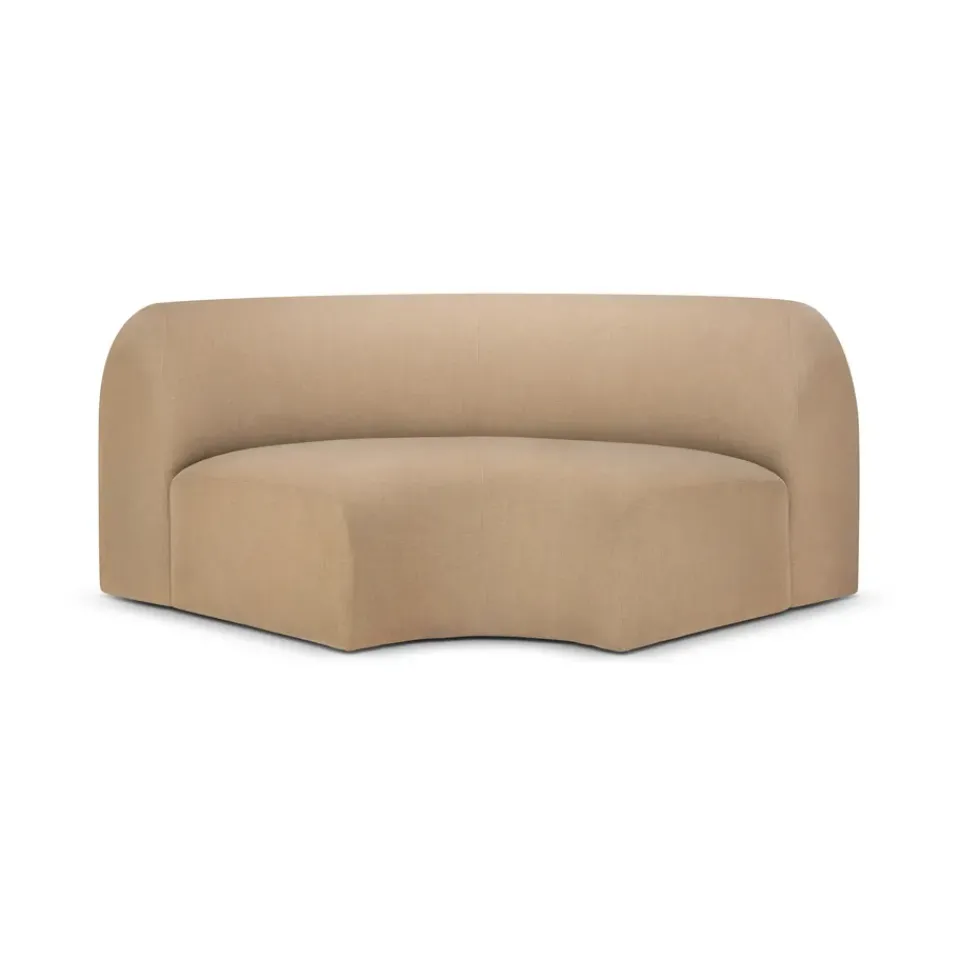 Sofá modular Bulky, módulo de esquina 90°, Sepia claro*Ethnicraft Hot