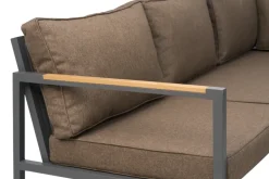 Sofá modular Cap, Antracita-marrón, 6 plazas*Brafab Hot