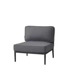 Sofá modular Conic, airtouch grey, sencillo, incl. cojines*Cane-line Outlet